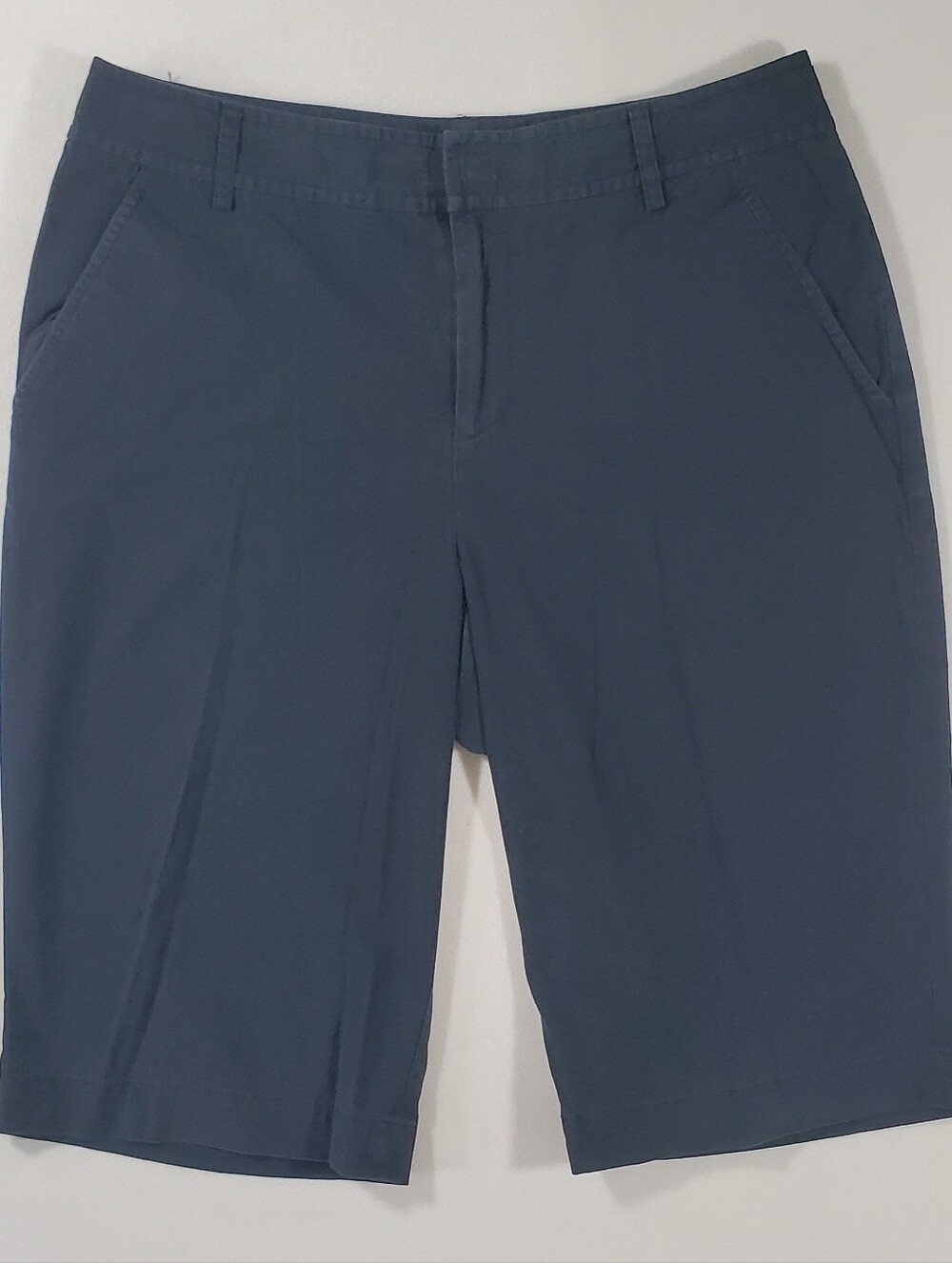 Lauren Ralph Lauren Womens Cotton Blend Black Bermuda Shorts Sz 6 Casual